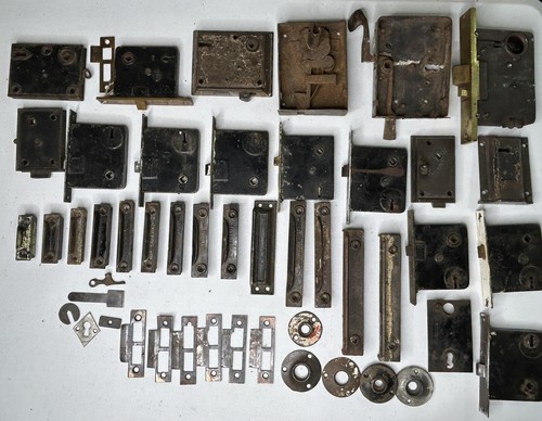 Antique hardware door knob rim - hardware,